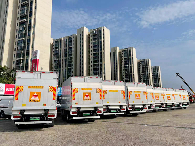 pick up truck with tail lift