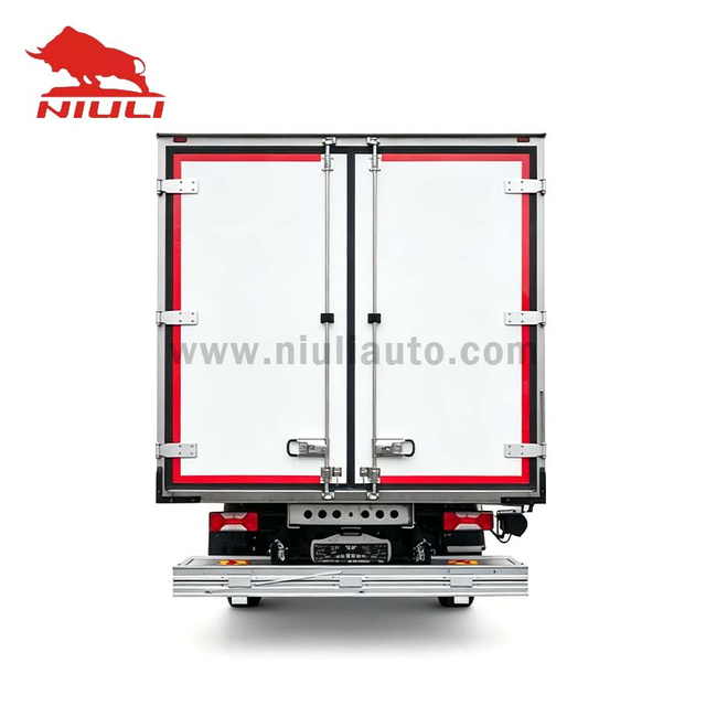 flat bed truck with tail lift