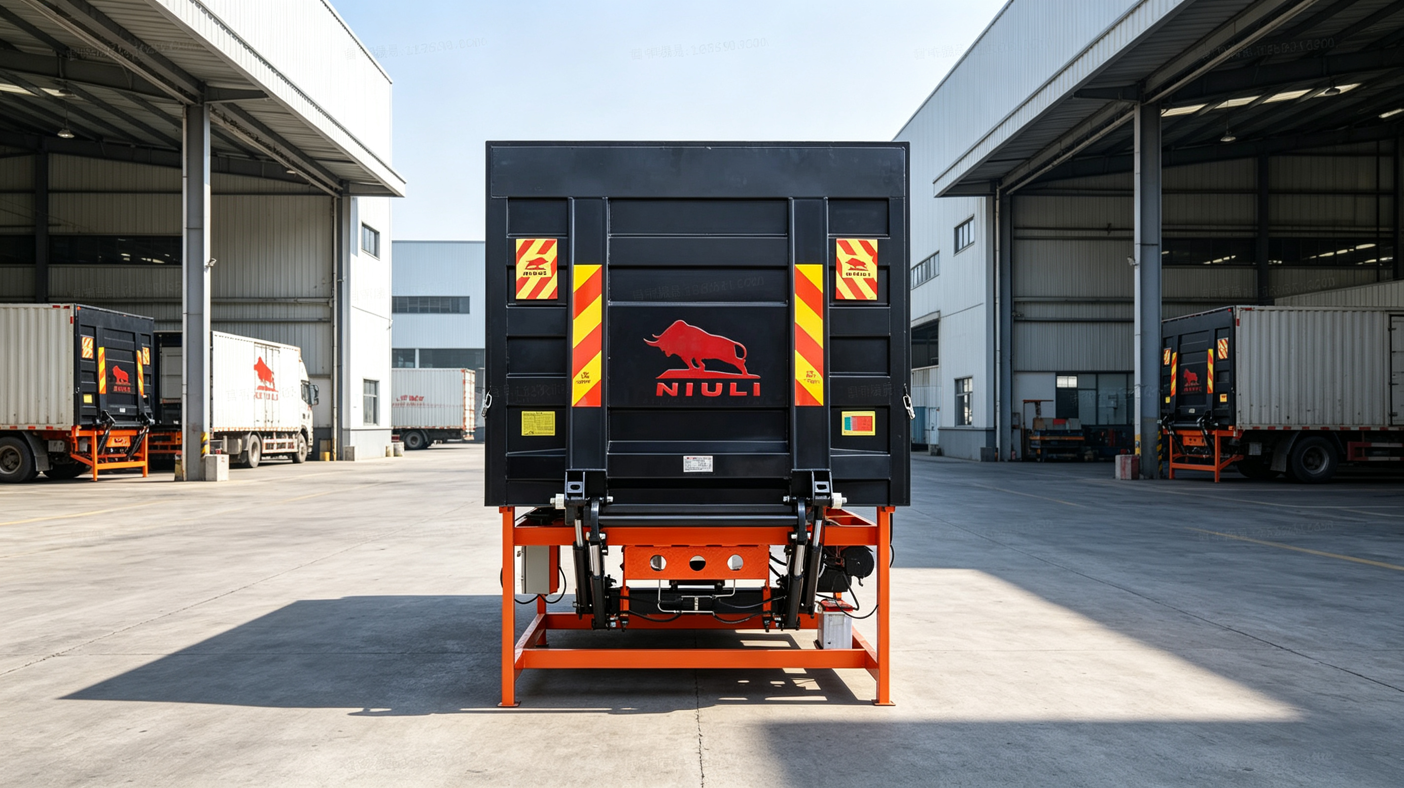 box truck with tail lift